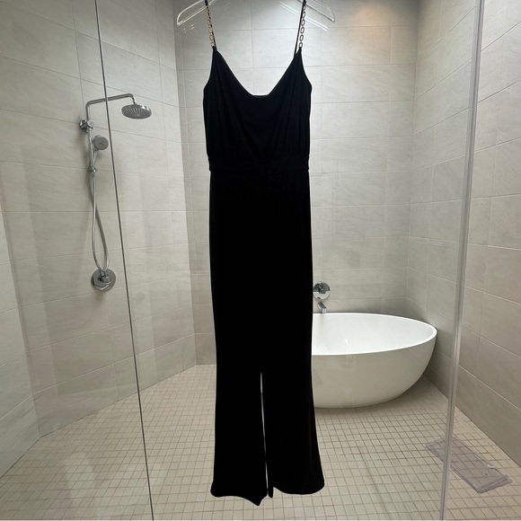 Jason Wu Emmet Rhinestone Palazzo Jumpsuit - Picture 2 of 7